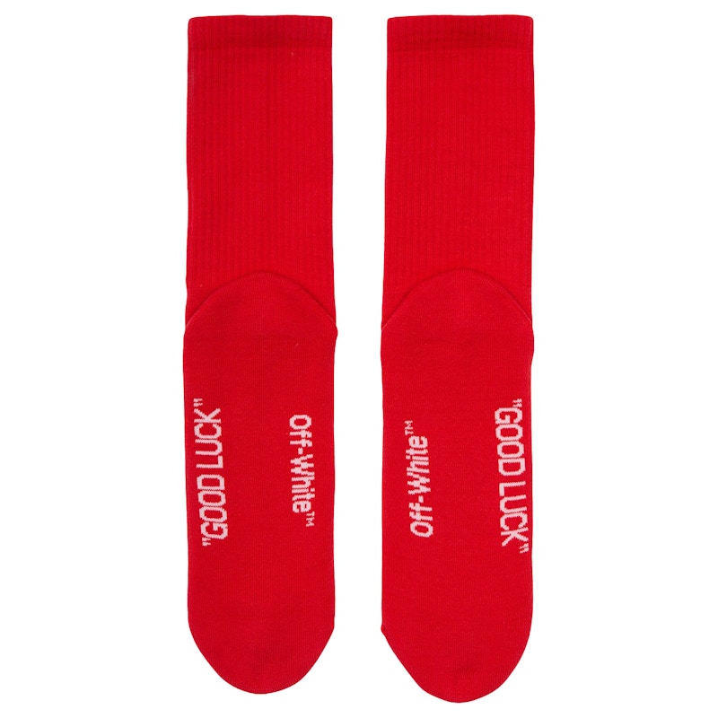OFF-WHITE x Lunar New Year Good Luck Socks Red/White
