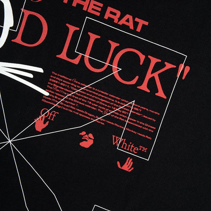 OFF-WHITE x Lunar New Year Mouse Hoodie Black/White