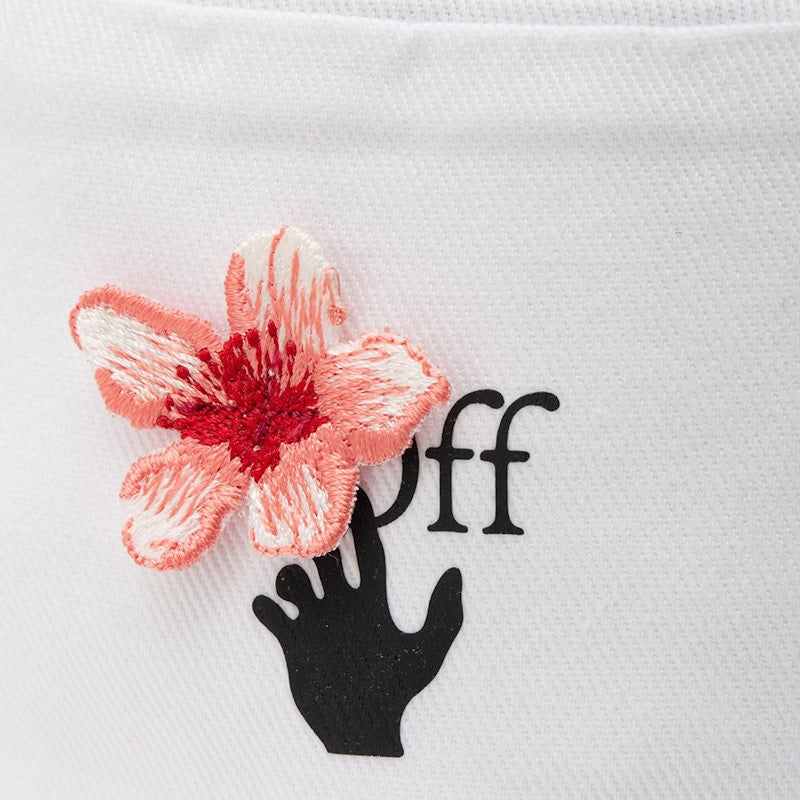 OFF-WHITE x Lunar New Year Peach Flowers Bucket Hat White/Black