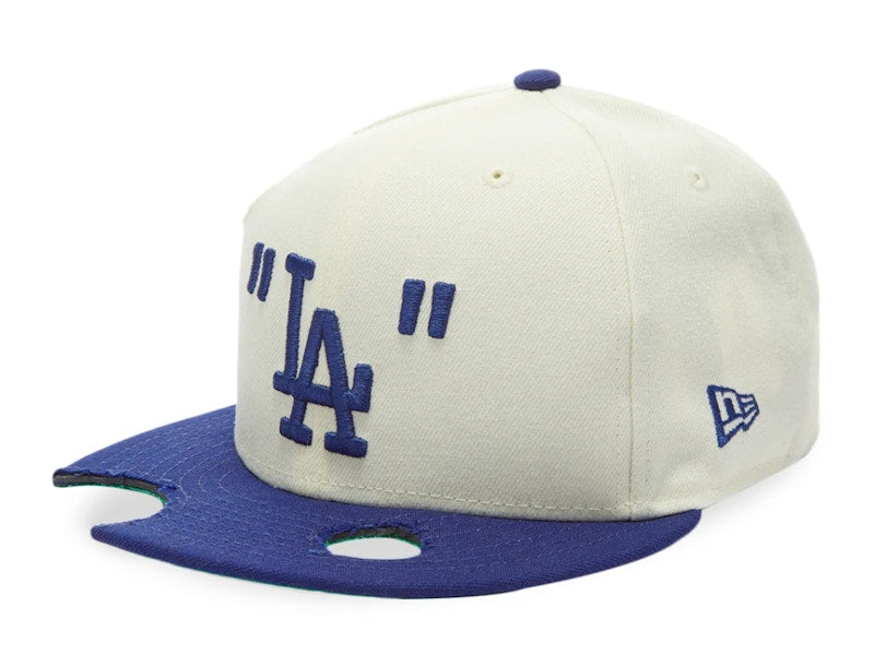 OFF-WHITE x MLB Los Angeles Dodgers Cap Cream/Blue