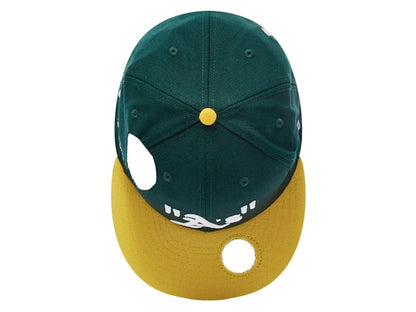 OFF-WHITE x MLB Oakland Athletics Cap Green/Yellow/White