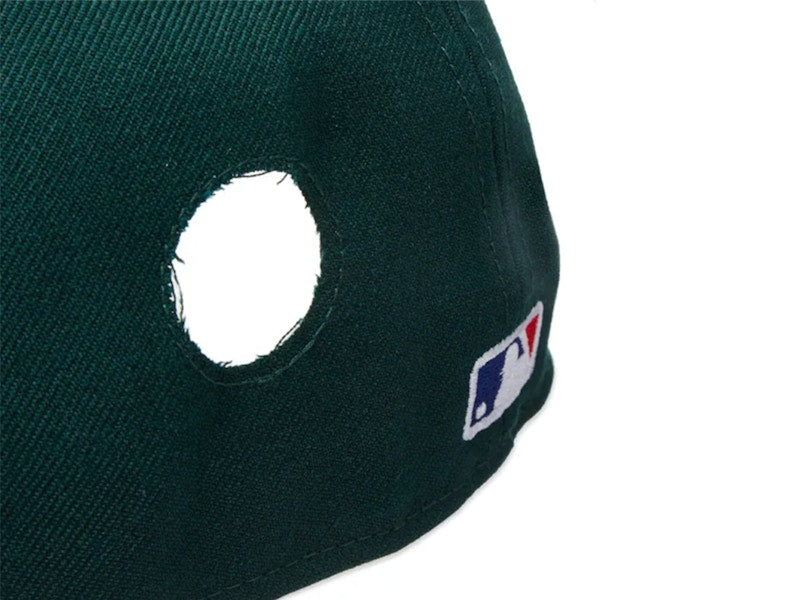 OFF-WHITE x MLB Oakland Athletics Cap Green/Yellow/White