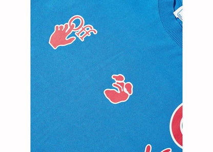 OFF-WHITE x MLB x Chicago Cubs S/S T-shirt Blue