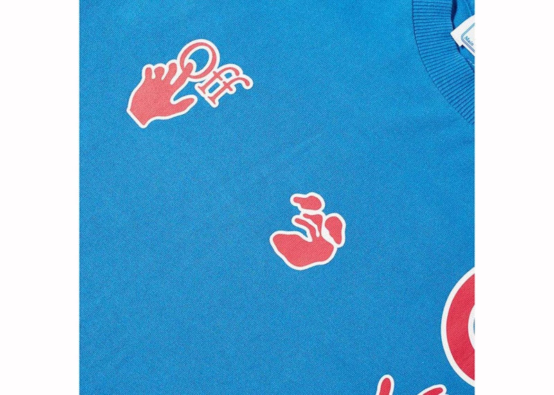 OFF-WHITE x MLB x Chicago Cubs S/S T-shirt Blue