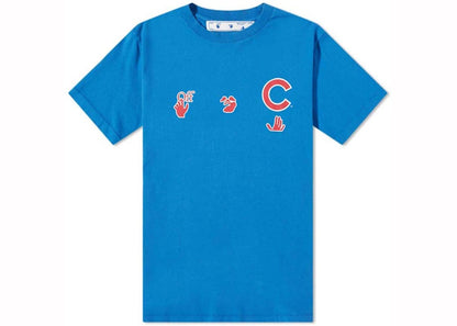 OFF-WHITE x MLB x Chicago Cubs S/S T-shirt Blue