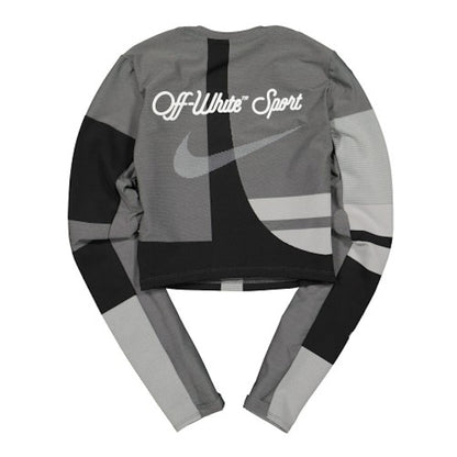 OFF-WHITE x Nike Women's Easy Run Top Vast Grey