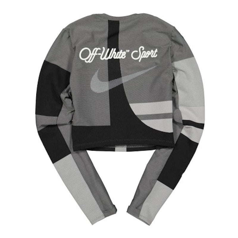 OFF-WHITE x Nike Women's Easy Run Top Vast Grey