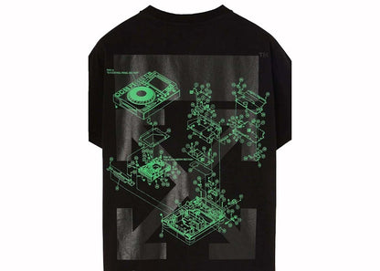 OFF-WHITE x "Pioneer Dj" Short Sleeve T-shirt Black