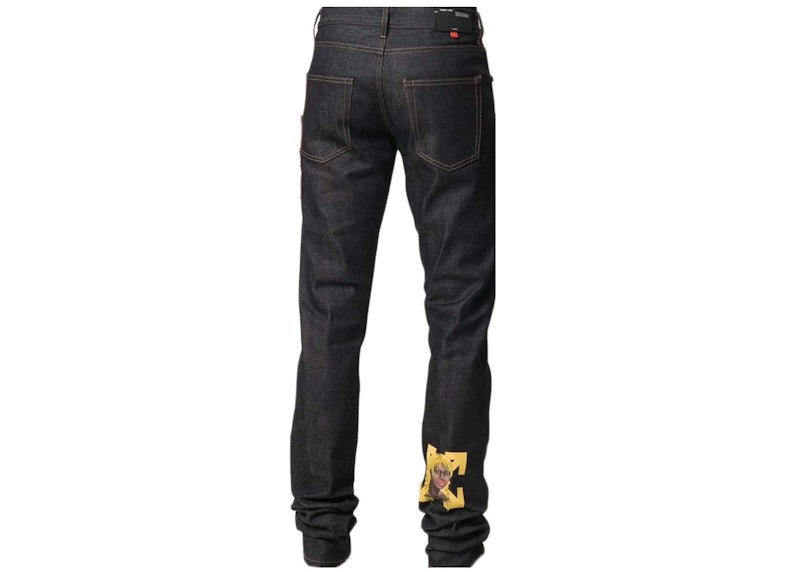 OFF-WHITE x Theophilus London Bebey Selvedge Jeans Black