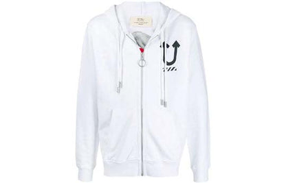 OFF-WHITE x Undercover Skeleton Reverse Zip Hoodie White/Multicolor