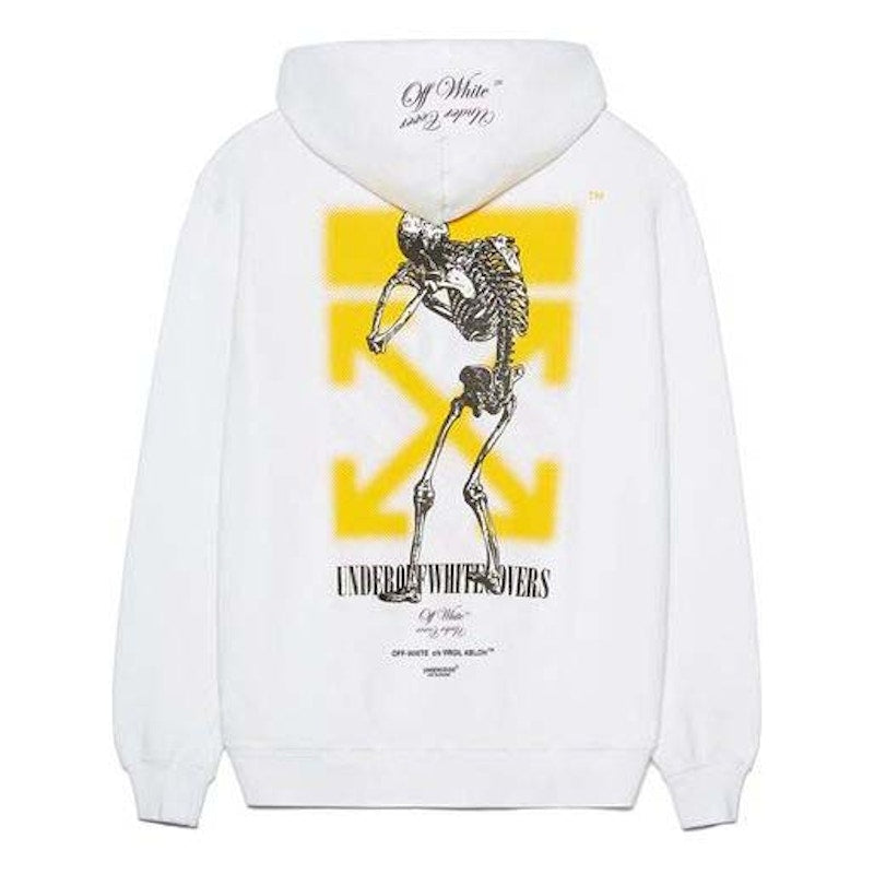 OFF-WHITE x Undercover Skeleton Reverse Zip Hoodie White/Multicolor