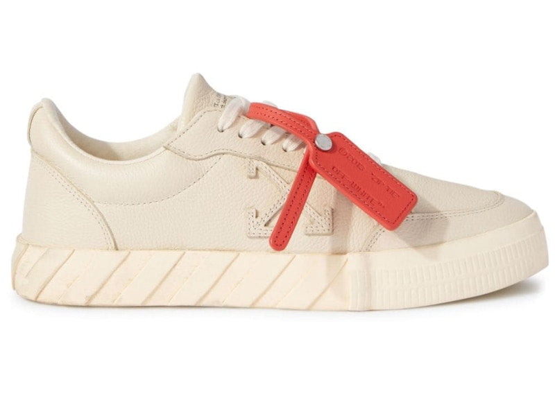 OFF-WHITE Vulcanized Low Calf Leather Beige