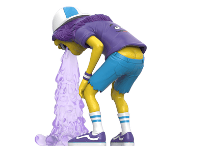 OKEH Mighty Jaxx Vomit Kid Fast Food Figure Purple