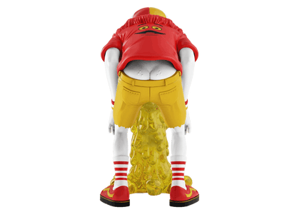 OKEH Mighty Jaxx Vomit Kid Fast Food Figure Red