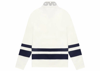 OVO 1/4 Zip Sweatshirt Cream