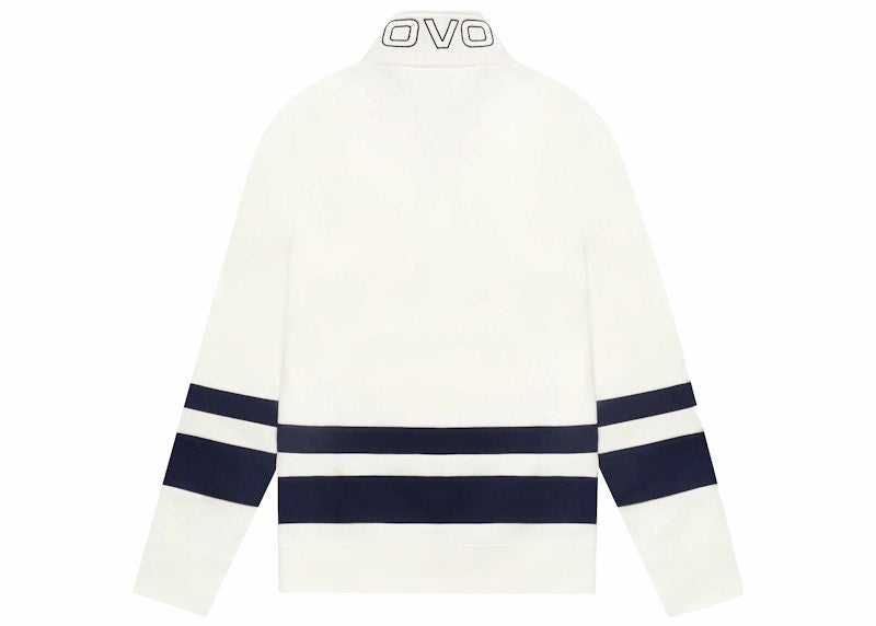 OVO 1/4 Zip Sweatshirt Cream