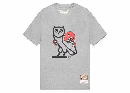 OVO 1995 Raptors OG Owl T-shirt Heather Grey