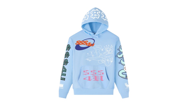 OVO $$$4U Hoodie Light Blue