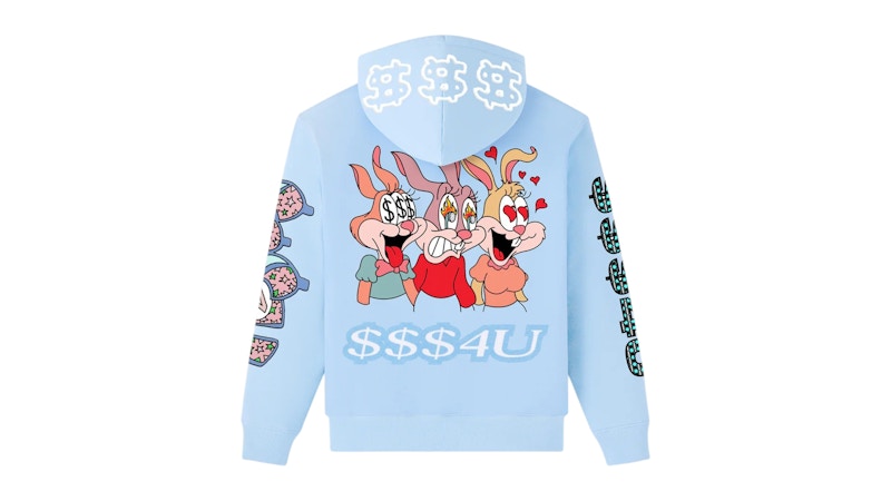 OVO $$$4U Hoodie Light Blue
