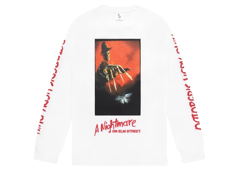 OVO A Nightmare On Elm Street Longsleeve T-Shirt White