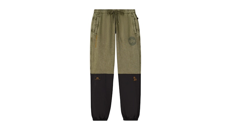 OVO Alpha Industries Garment Dyed Pant Olive Green