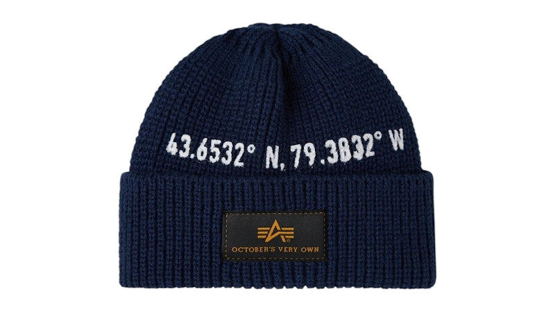 OVO Alpha Industries Military Watch Cap Replica Blue