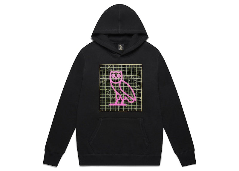 OVO Blueprint Owl Hoodie Black