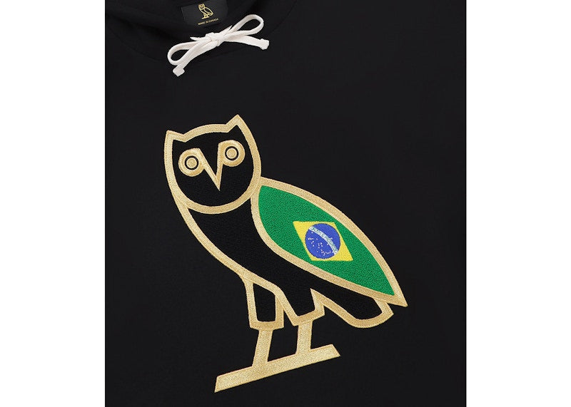 OVO Brazil OG Owl Hoodie Black