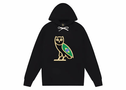 OVO Brazil OG Owl Hoodie Black