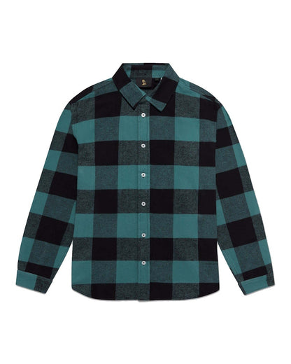 OVO Buffalo Plaid Flannel Shirt Green