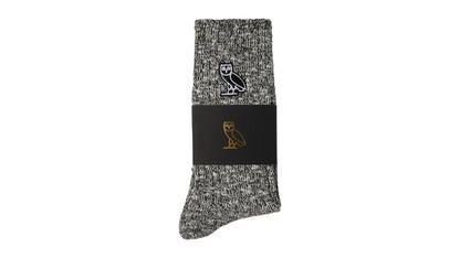 OVO Cabin Sock Heather Charcoal