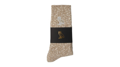 OVO Cabin Sock Heather Oatmeal