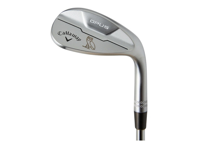OVO Callaway Laster Logo Opus Brushed Chrome Wedge Left