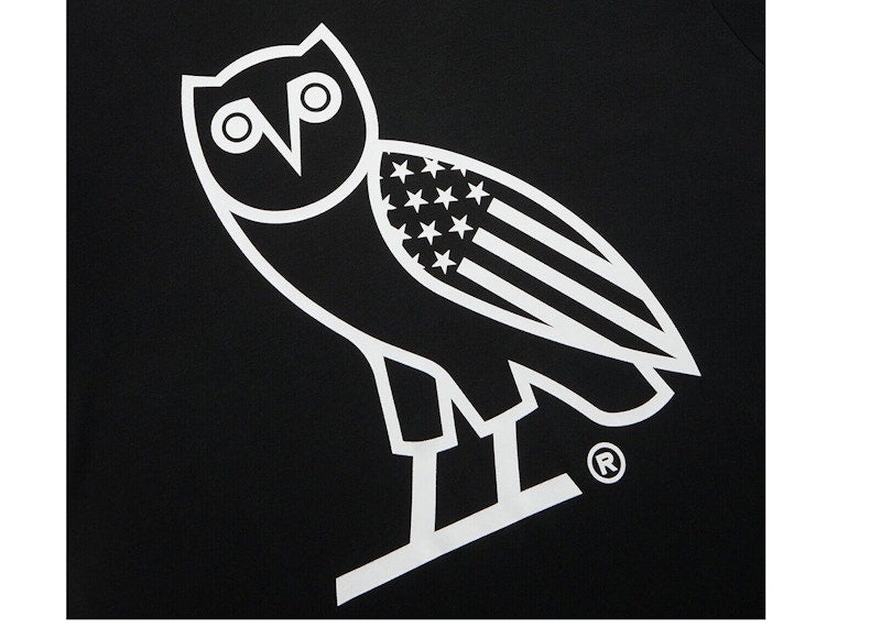 OVO USA OG Owl Chicago Exclusive T-shirt Black
