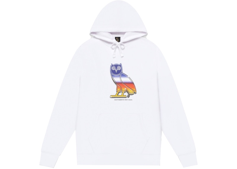 OVO Chrome Owl Hoodie White
