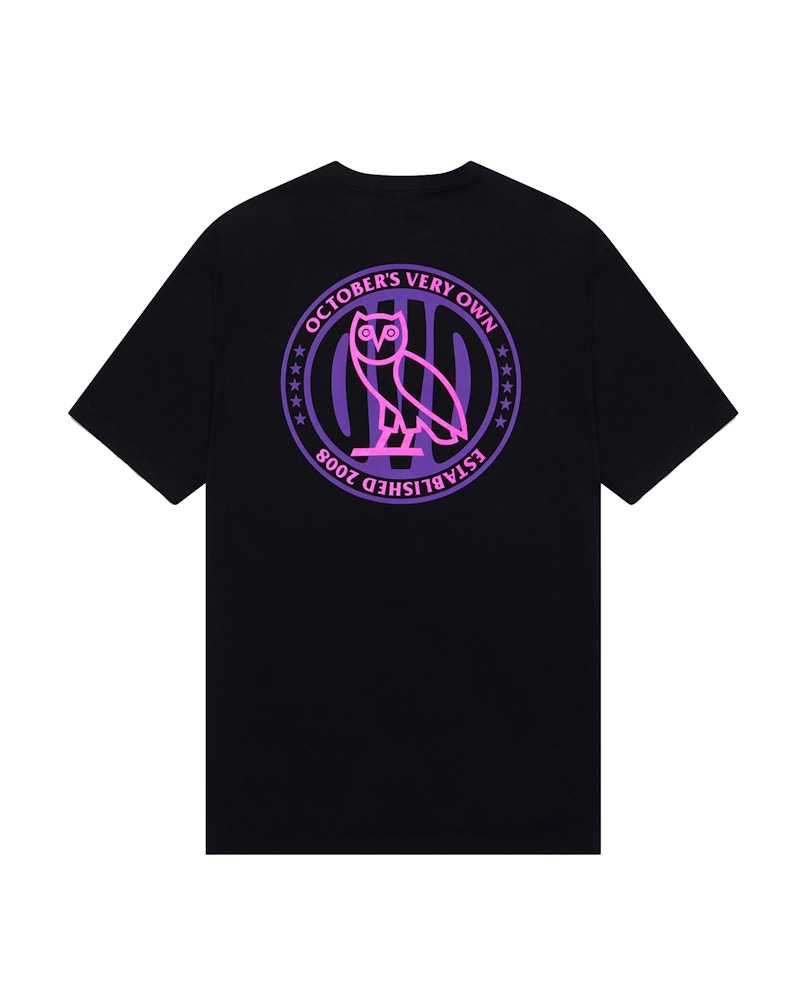 OVO Circle Ovo Stars T-shirt Black