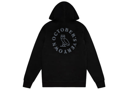 OVO Circle Zip Hoodie Black