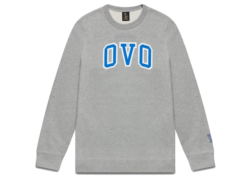 OVO Classic Arch Crewneck Heather Grey