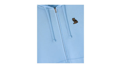 OVO Classic Full-Zip Hoodie Light Blue