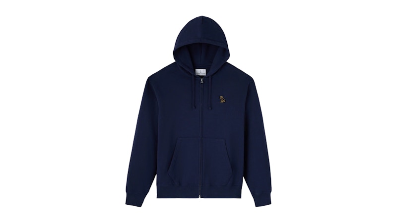 OVO Classic Full-Zip Hoodie Navy