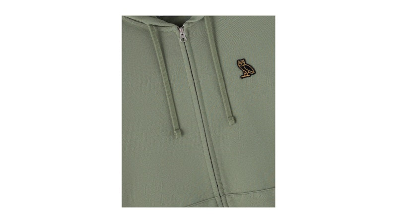 OVO Classic Full-Zip Hoodie Olive
