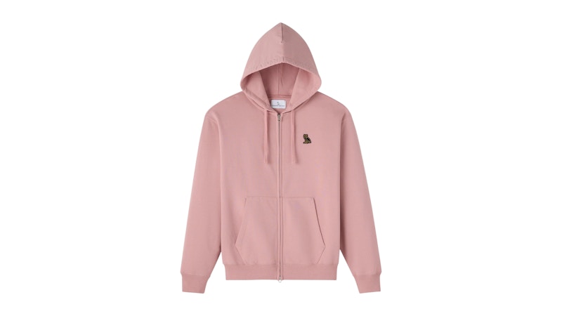 OVO Classic Full-Zip Hoodie Pink