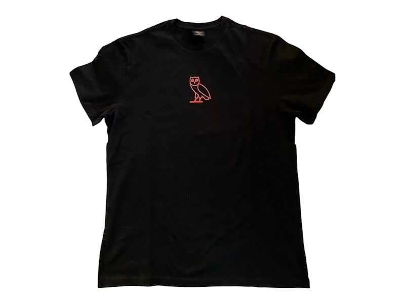 OVO Classic Orange Owl T-shirt Black