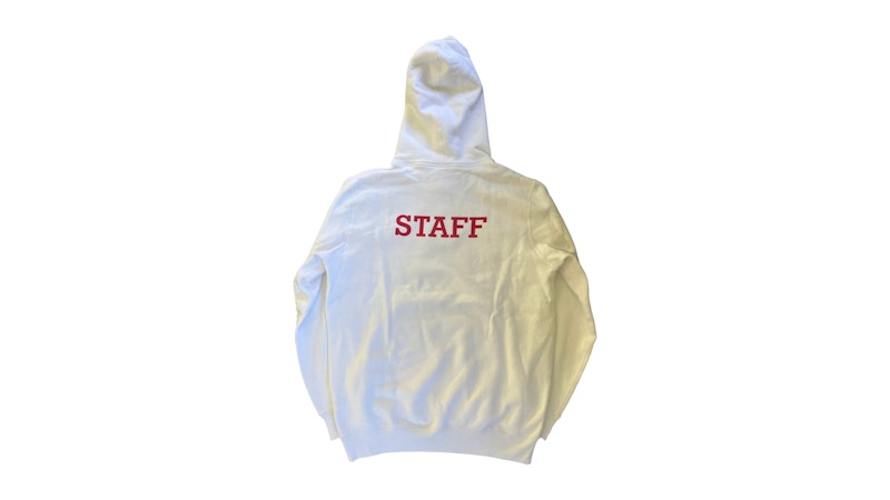OVO Classic Owl Chenille Staff Exclusive Hoodie White