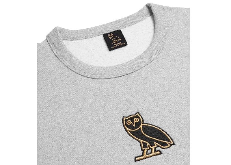 OVO Classic Owl Crewneck Heather Grey
