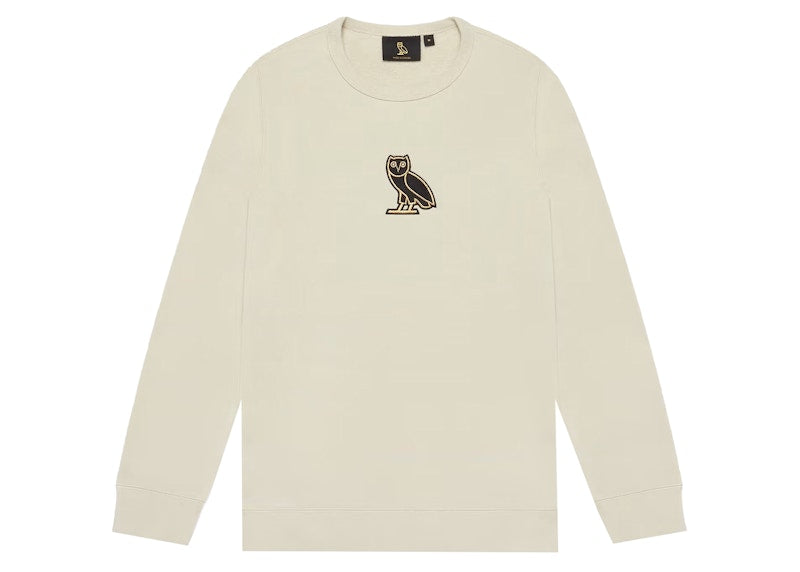 OVO Classic Owl Crewneck Sand