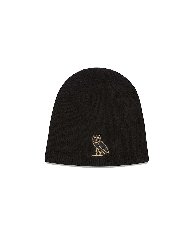OVO Classic Owl Cuffless Beanie Black