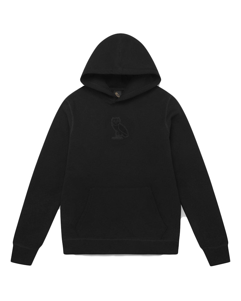 OVO Classic Owl Hoodie Black Tonal