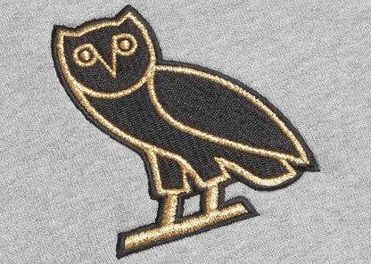 OVO Classic Owl Hoodie Heather Grey