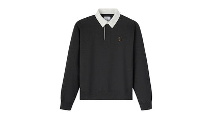OVO Classic Rugby Polo Heather Charcoal